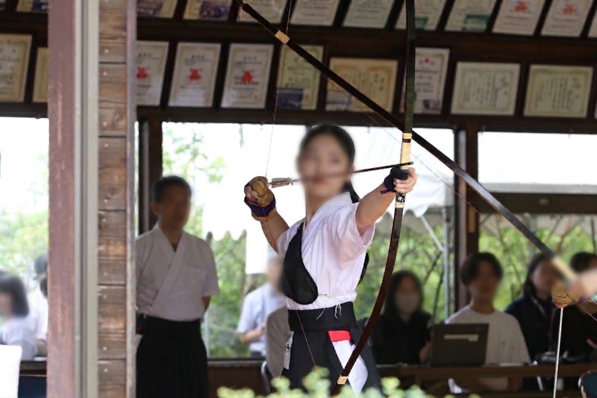 写真：弓道部